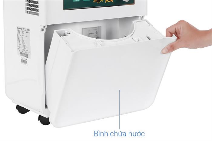 Máy hút ẩm kết hợp lọc không khí Nagakawa NAD8668 Màu Trắng