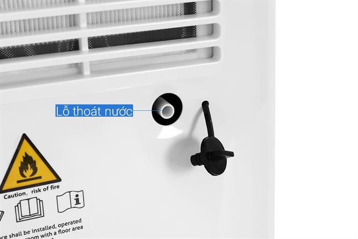 Máy hút ẩm kết hợp lọc không khí Nagakawa NAD8668 Màu Trắng