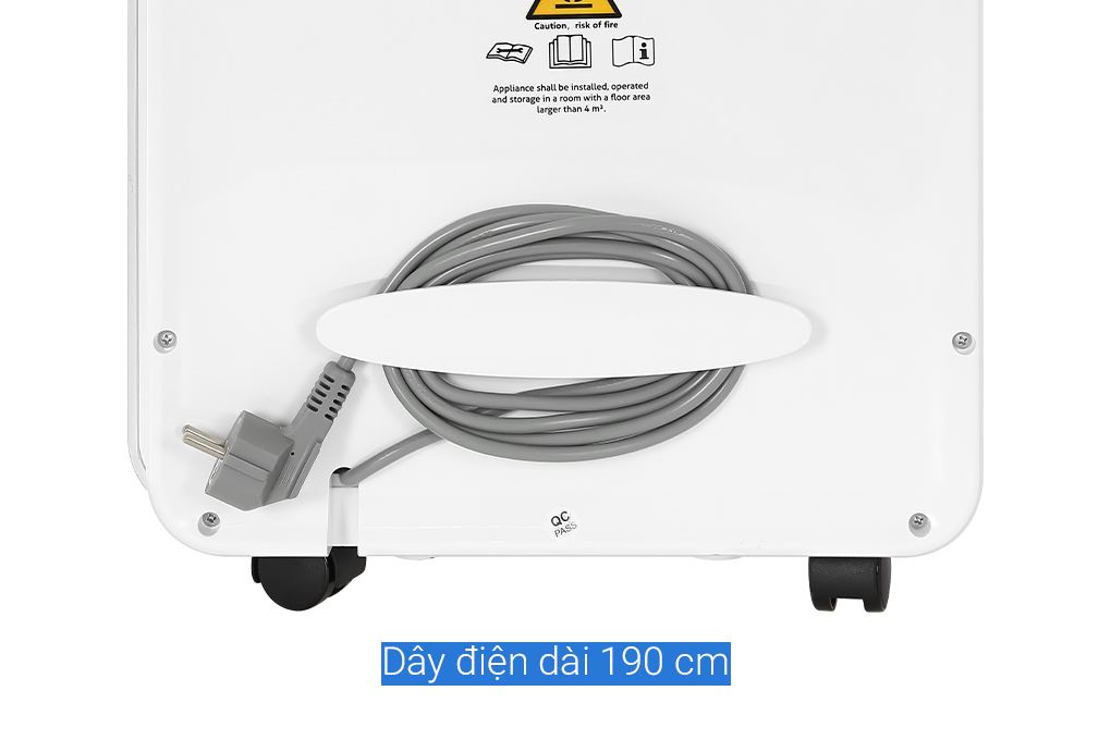 Máy hút ẩm kết hợp lọc không khí Nagakawa NAD8668 Màu Trắng
