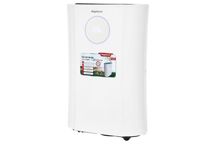 Máy hút ẩm kết hợp lọc không khí Nagakawa NAD8559 Màu Trắng