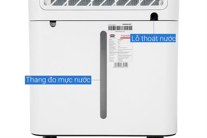 Máy hút ẩm Sunhouse SHD-DHB2003 Màu Trắng