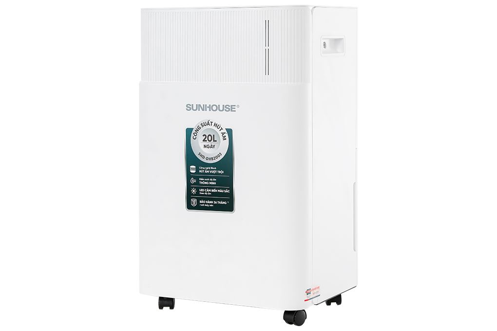 Máy hút ẩm Sunhouse SHD-DHB2003 Màu Trắng