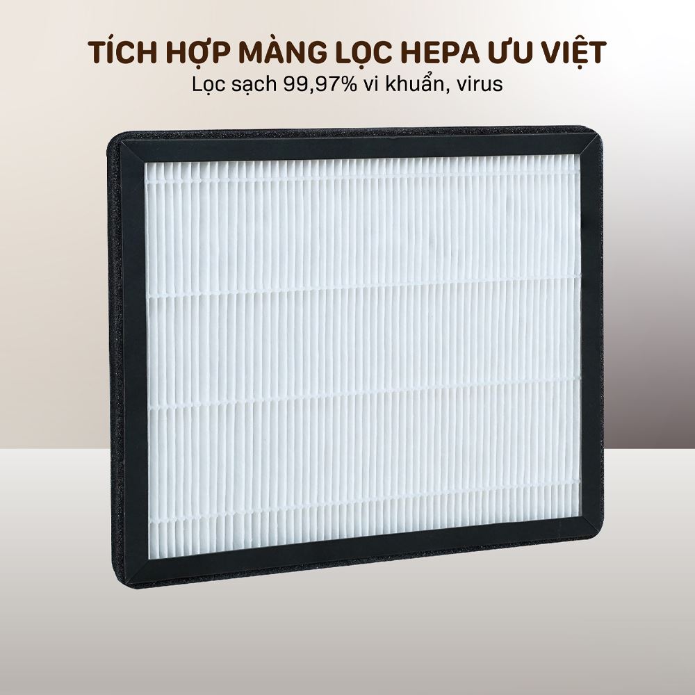 Máy hút ẩm Fujihome DH18W-HEPA Màu Trắng