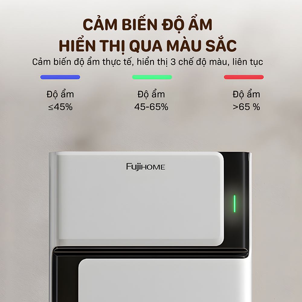 Máy hút ẩm FUJIHOME DH07 Màu Trắng