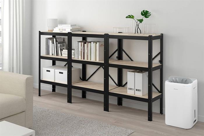 Máy hút ẩm kết hợp lọc không khí Daikin JPF12AV2 Màu Trắng - Xám