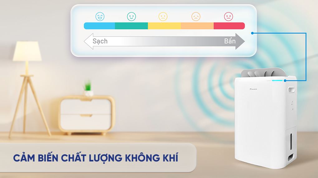 Cảm biến - Máy hút ẩm kết hợp lọc không khí Daikin JPF12AV2