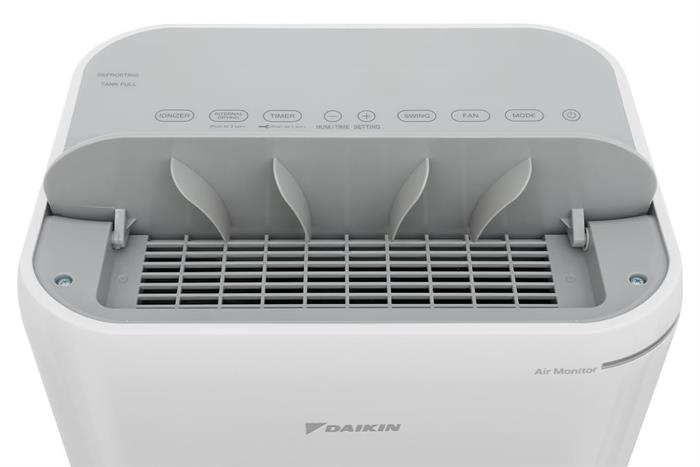 Máy hút ẩm kết hợp lọc không khí Daikin JPF12AV2 Màu Trắng - Xám