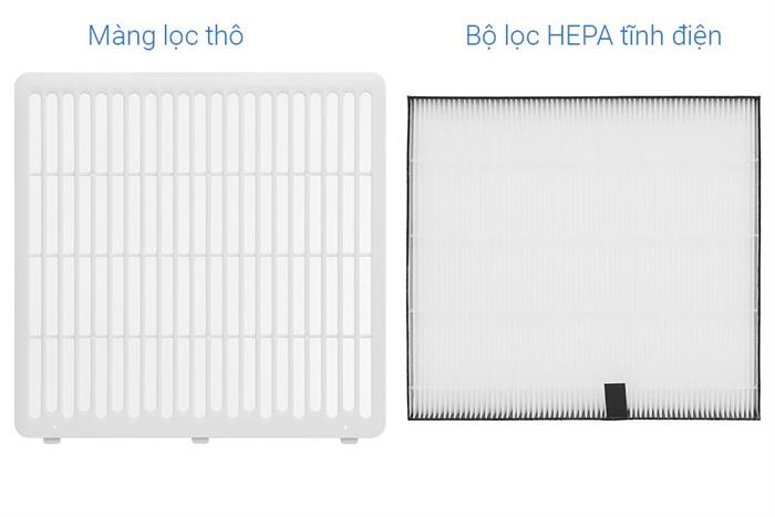 Máy hút ẩm kết hợp lọc không khí Daikin JPF12AV2 Màu Trắng - Xám