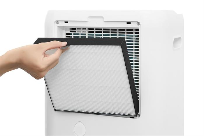 Máy hút ẩm kết hợp lọc không khí Daikin JPF12AV2 Màu Trắng - Xám