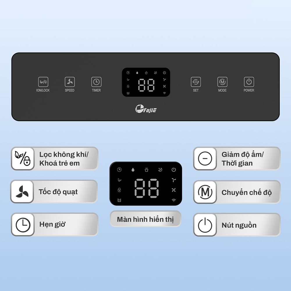 Máy hút ẩm FujiE HM-920ED - 13