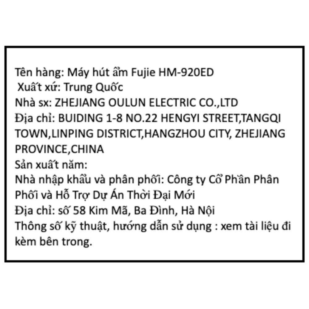 Máy hút ẩm FujiE HM-920ED - 20