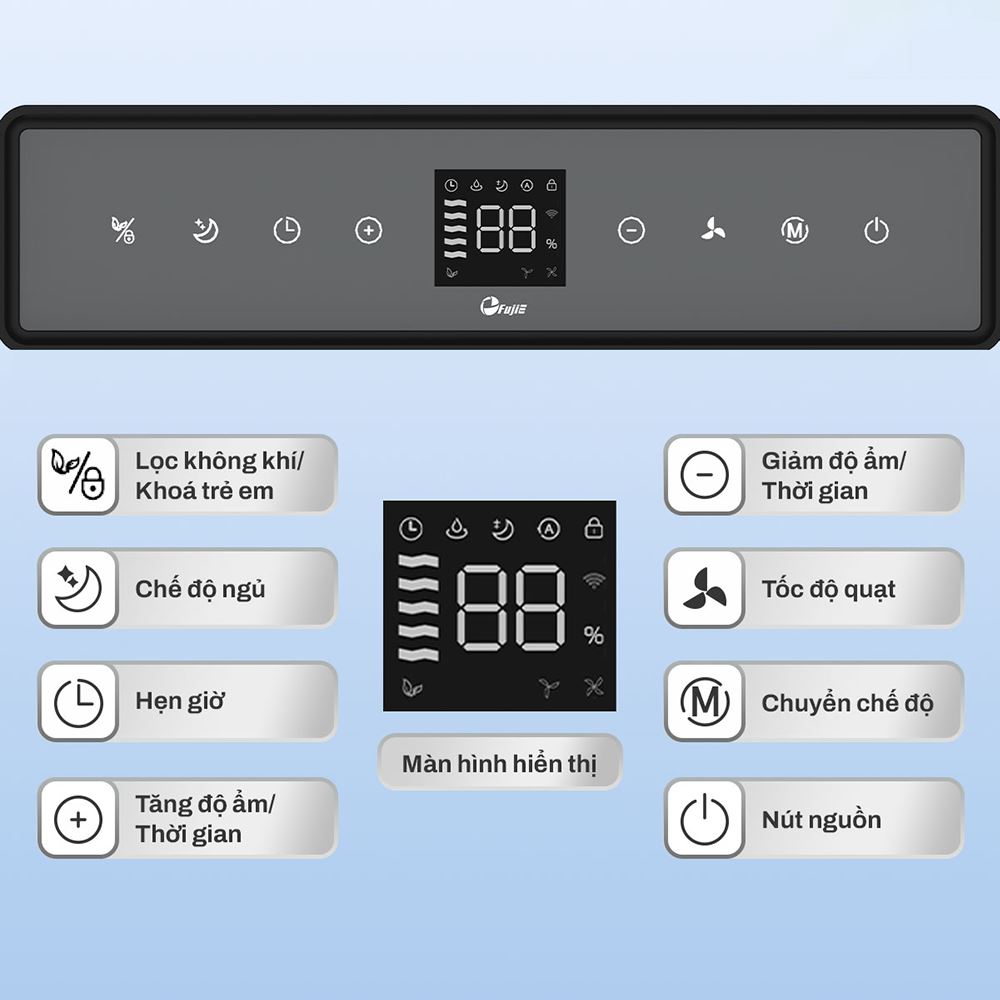 Máy hút ẩm FujiE HM-924ED - 13