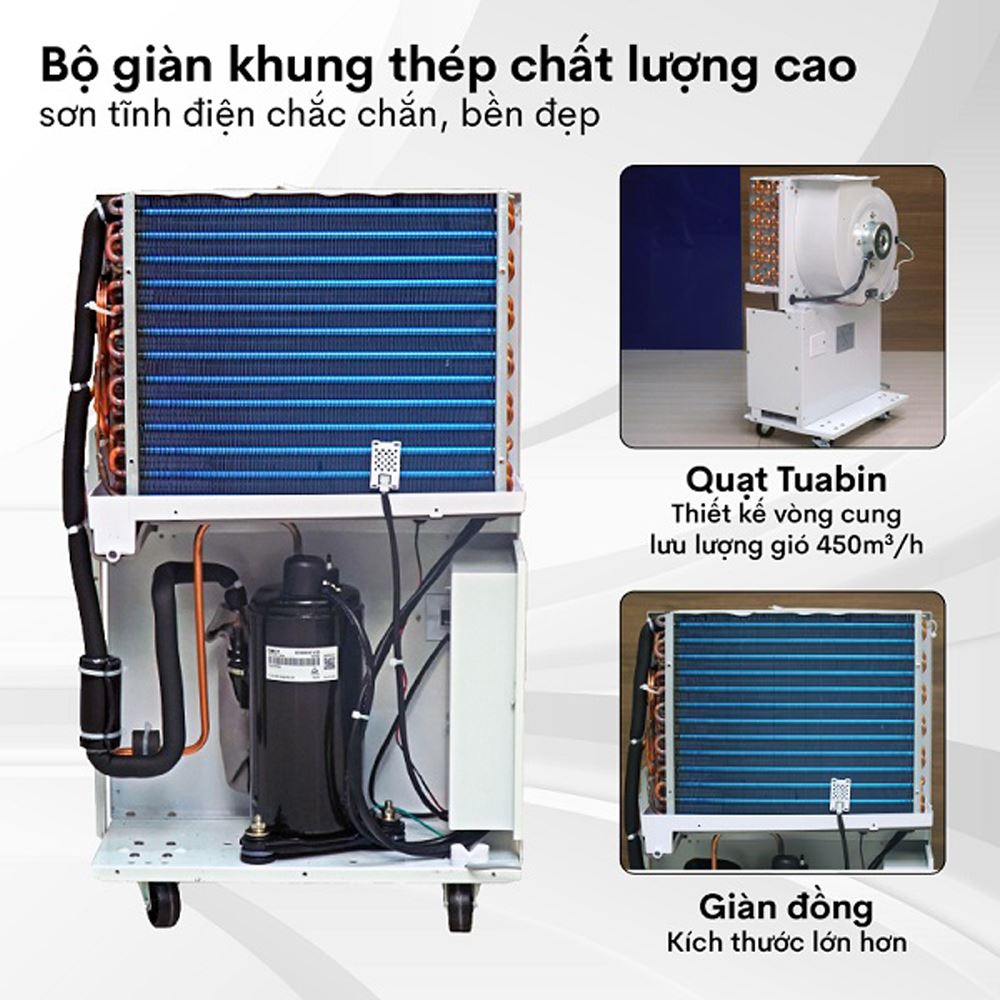 Máy hút ẩm Fujihaia DH55BL Màu Trắng - Đen