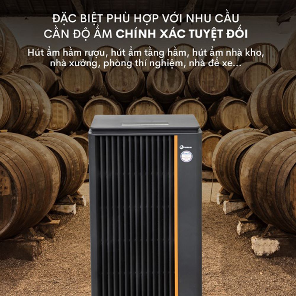 Máy hút ẩm Fujihaia DH90B Màu Đen