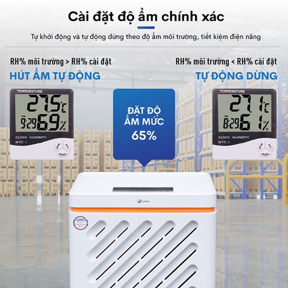 Máy hút ẩm Fujihaia DH90W - 9