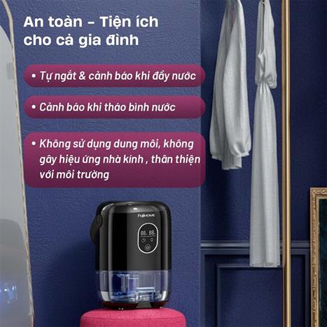 Máy hút ẩm FUJIHOME DHP035-MINI Màu Đen