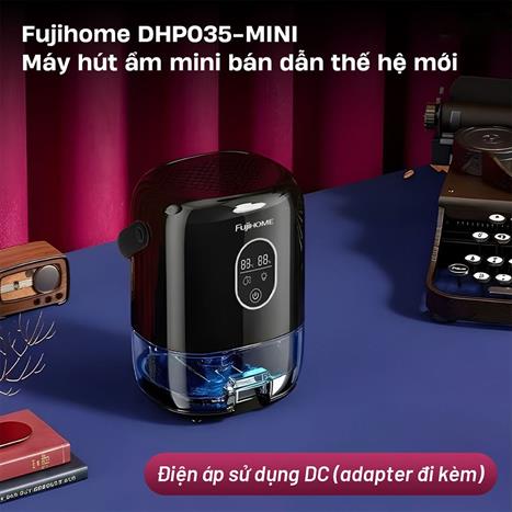 Máy hút ẩm FUJIHOME DHP035-MINI Màu Đen