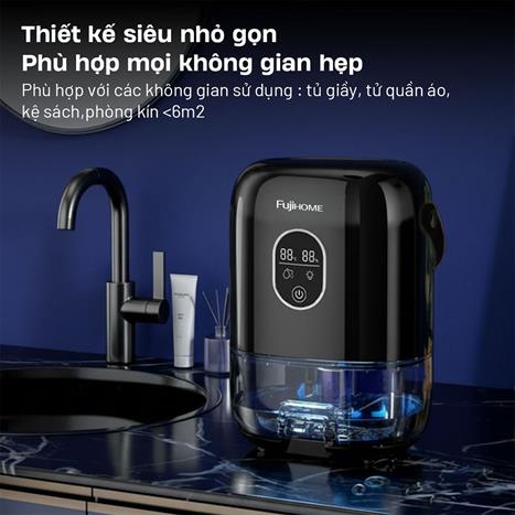 Máy hút ẩm FUJIHOME DHP035-MINI Màu Đen