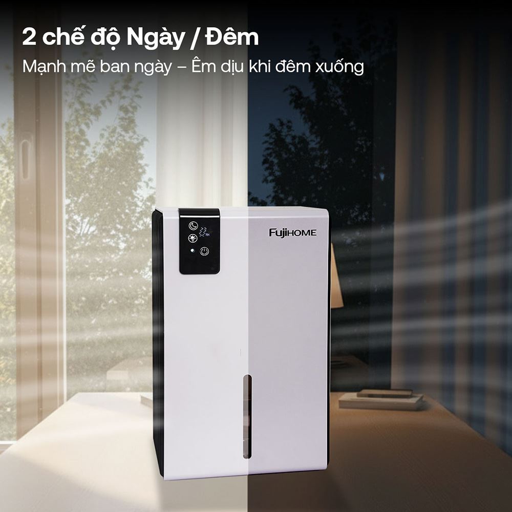 Máy hút ẩm FUJIHOME DHP23-MINI Màu Trắng