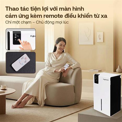 Máy hút ẩm FUJIHOME DHP23-MINI Màu Trắng