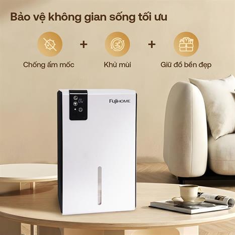 Máy hút ẩm FUJIHOME DHP23-MINI Màu Trắng
