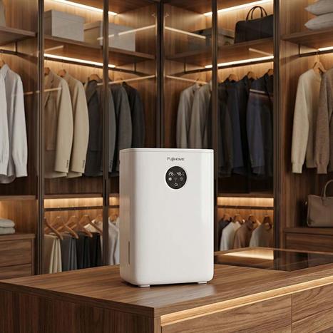 Máy hút ẩm kết hợp lọc không khí Fujihome DHP05-MINI Màu Trắng