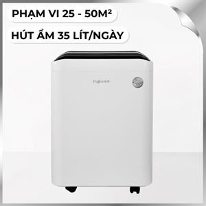Máy hút ẩm kết hợp lọc không khí FUJIHOME DH35W-HEPA 360W