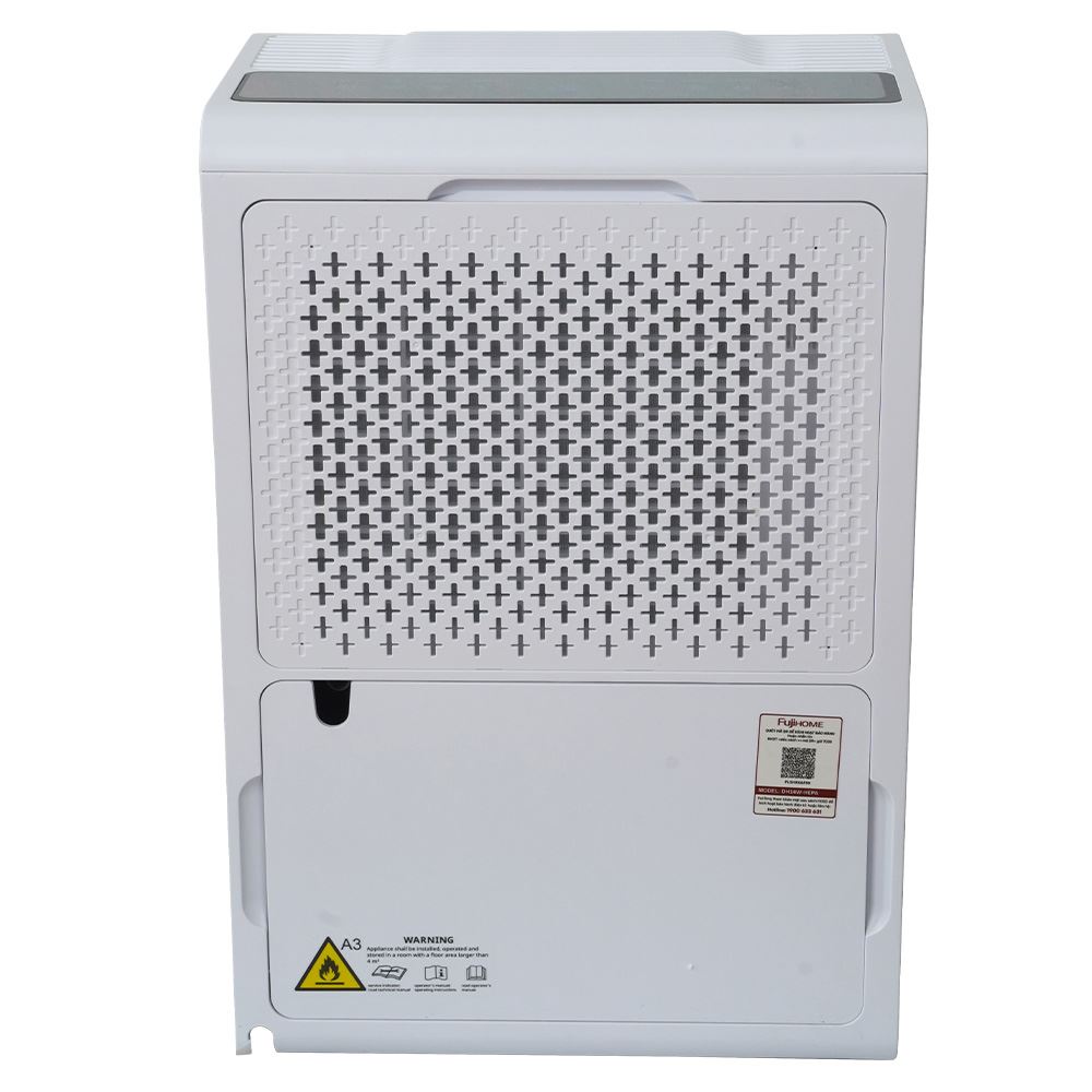 Máy hút ẩm kết hợp lọc không khí FUJIHOME DH14W-HEPA Màu Trắng