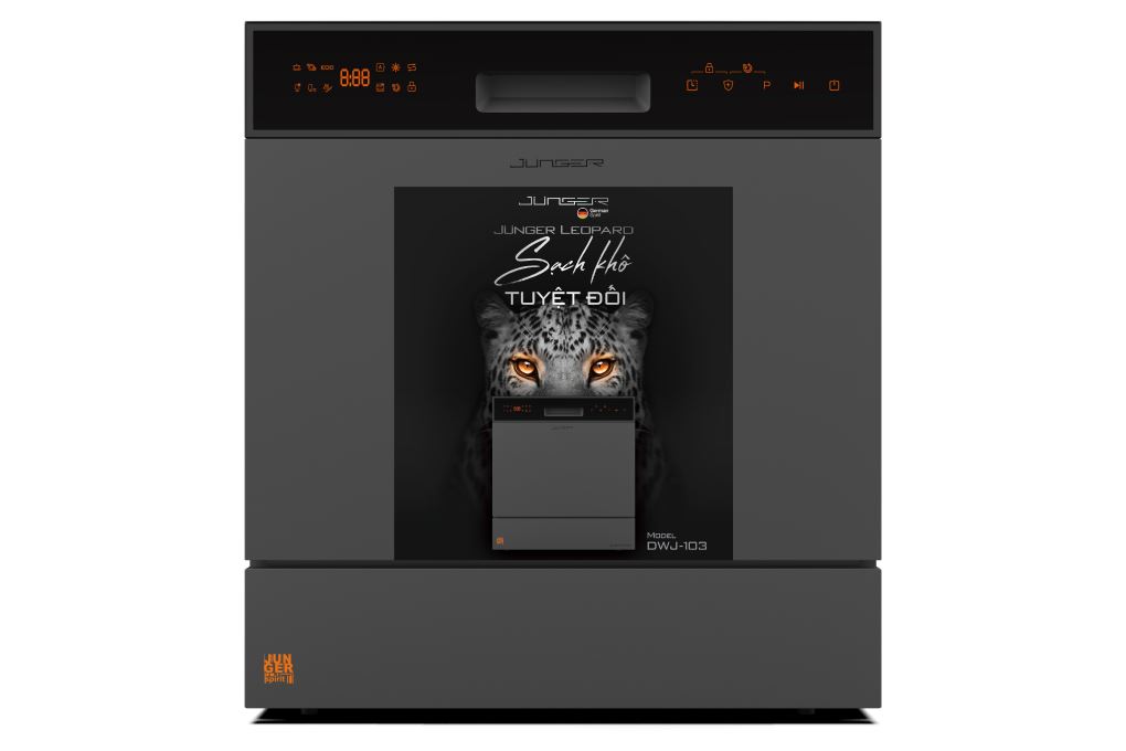 Máy rửa chén độc lập Junger Leopard DWJ-103 Màu Đen - Xám