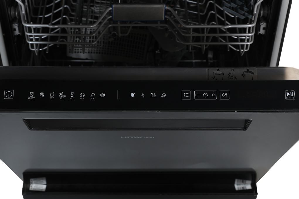 Máy rửa chén độc lập Hitachi HDF-F158CVGB Màu Đen