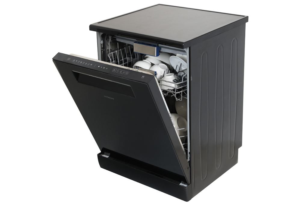 Máy rửa chén độc lập Hitachi HDF-F158CVGB Màu Đen