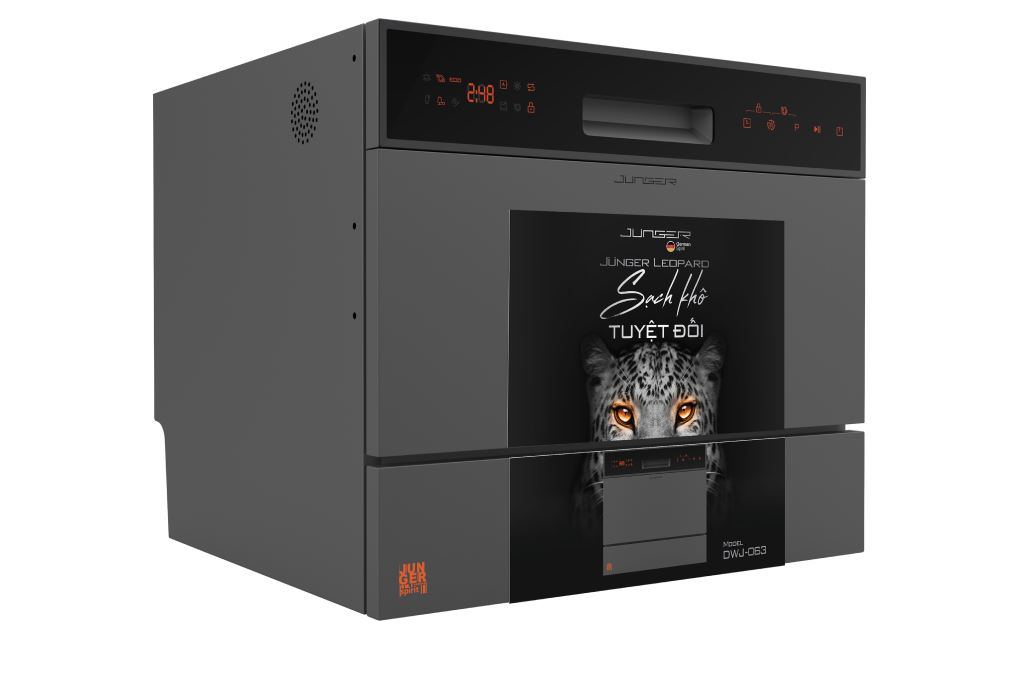 Máy rửa chén mini Junger Leopard DWJ-063 Màu Đen