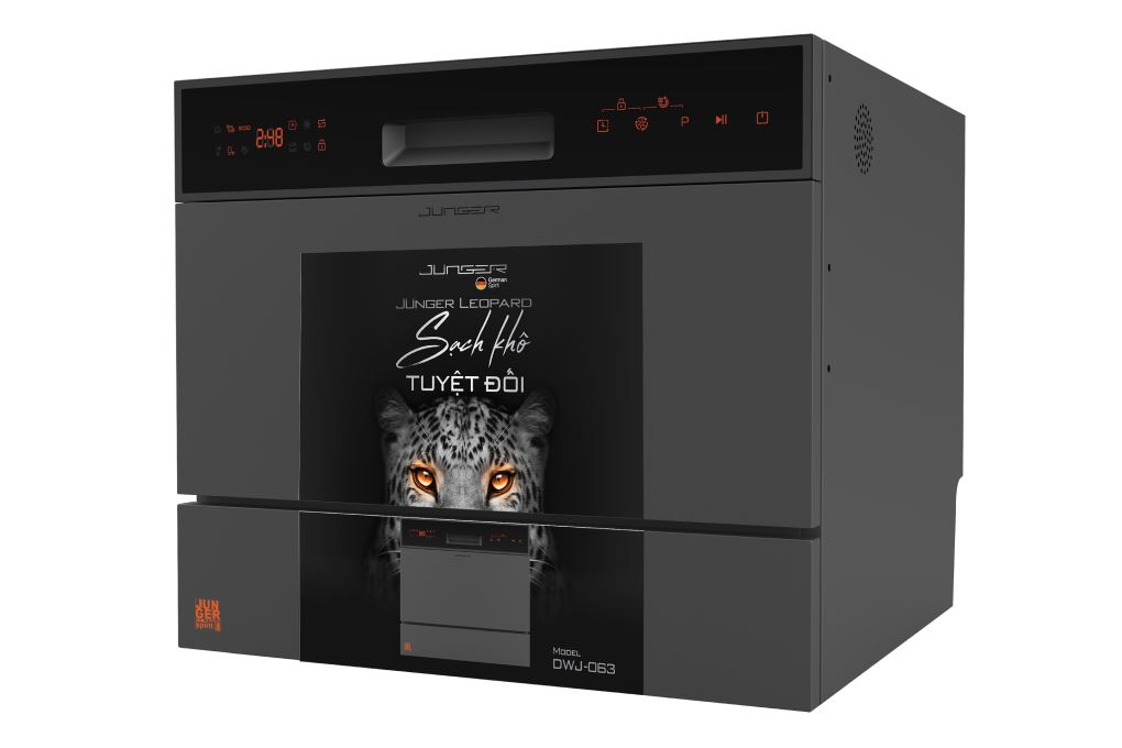 Máy rửa chén mini Junger Leopard DWJ-063 Màu Đen