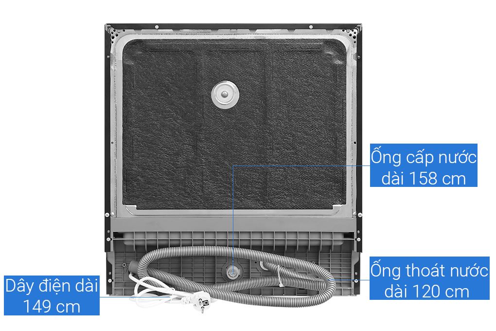 Máy rửa chén độc lập Comfee CDW-8F60RB Màu Đen