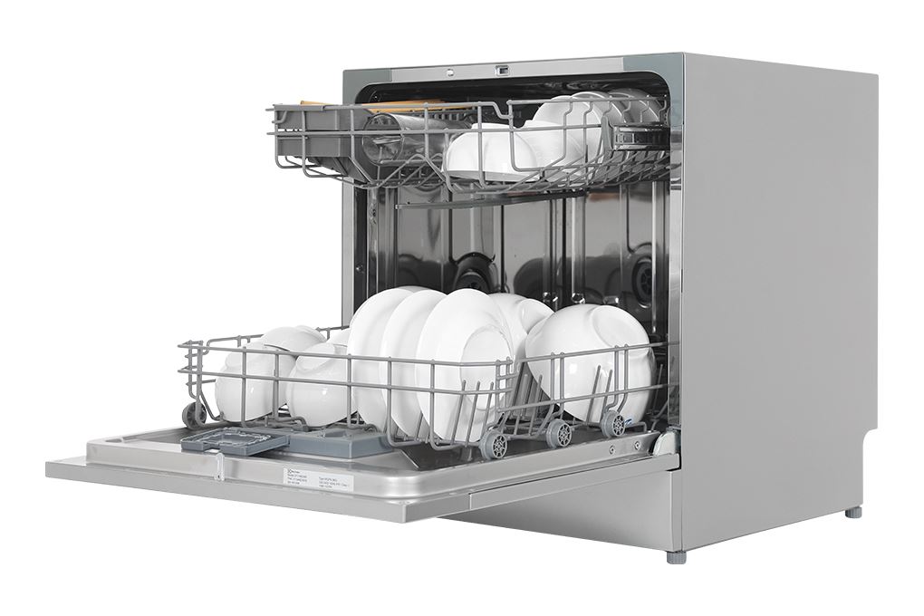 Máy rửa chén mini Electrolux EFC3862MS Màu Xám nhạt