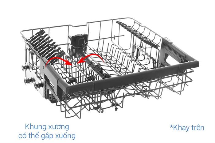 Máy rửa chén độc lập LG LDT14SVA4 Màu Xám