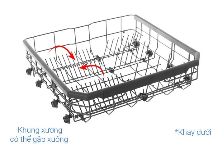 Máy rửa chén độc lập LG LDT14SVA4 Màu Xám