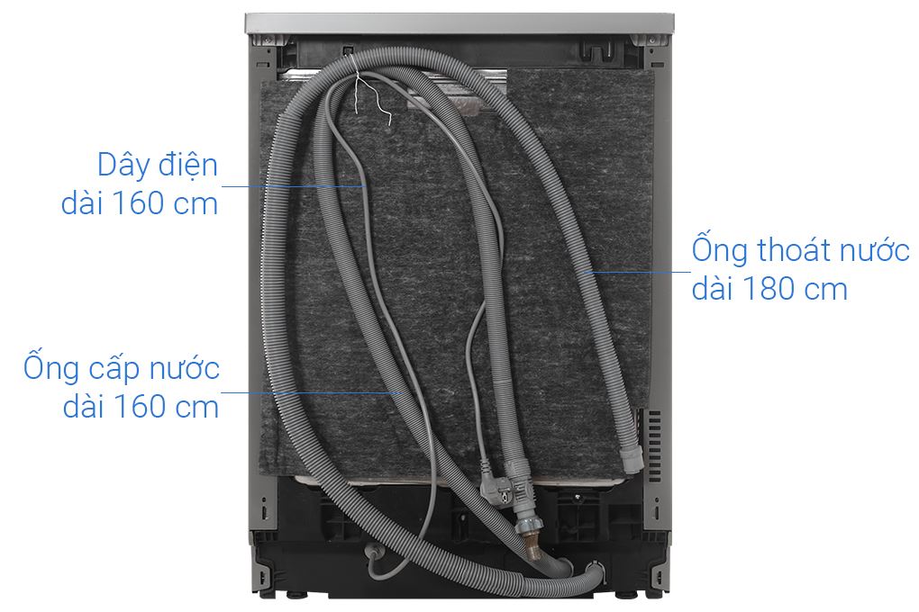 Máy rửa chén độc lập LG LDT14SVA4 Màu Xám