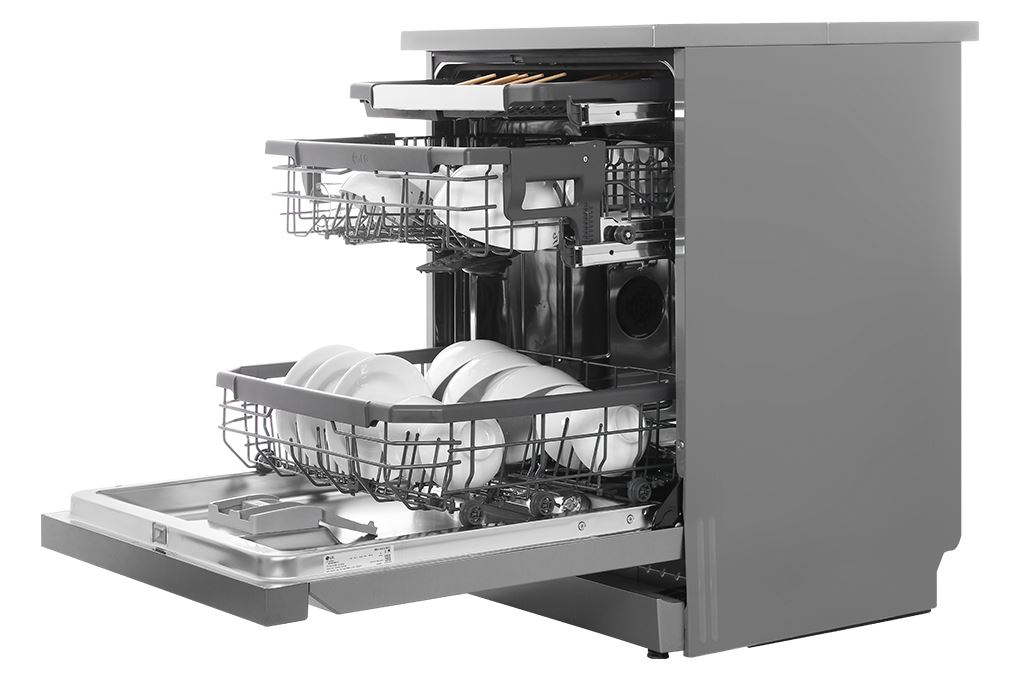 Máy rửa chén độc lập LG LDT14SVA4 Màu Xám