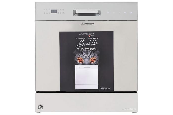 Máy rửa chén độc lập Junger Leopard DWJ-100 Màu Inox