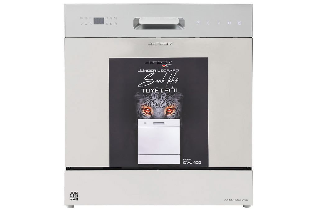 Máy rửa chén độc lập Junger Leopard DWJ-100 Màu Inox