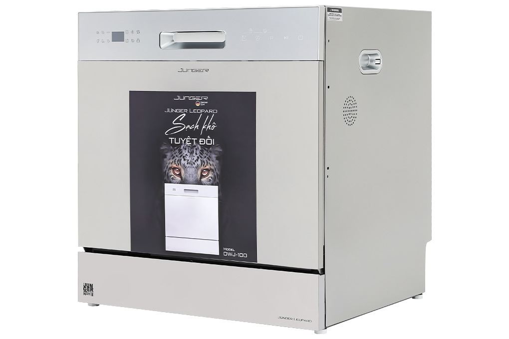 Máy rửa chén độc lập Junger Leopard DWJ-100 Màu Inox