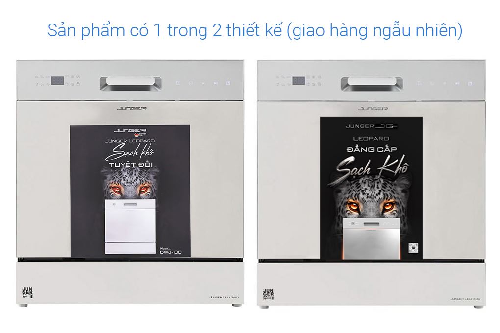 Máy rửa chén độc lập Junger Leopard DWJ-100 Màu Inox