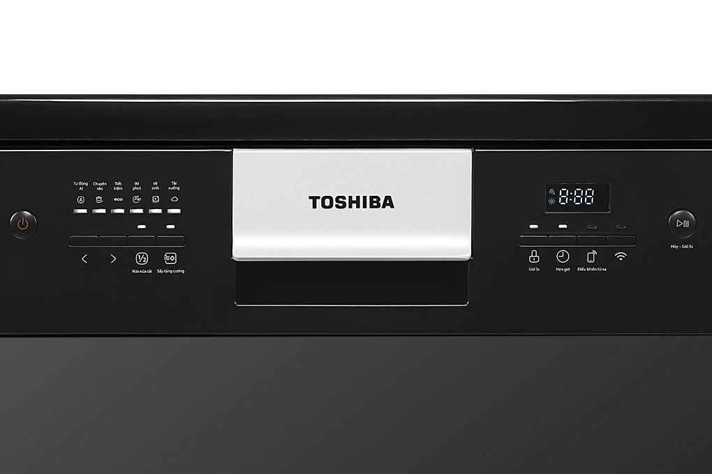 Máy rửa chén độc lập Toshiba DW-15F9(B)-VN Màu Đen