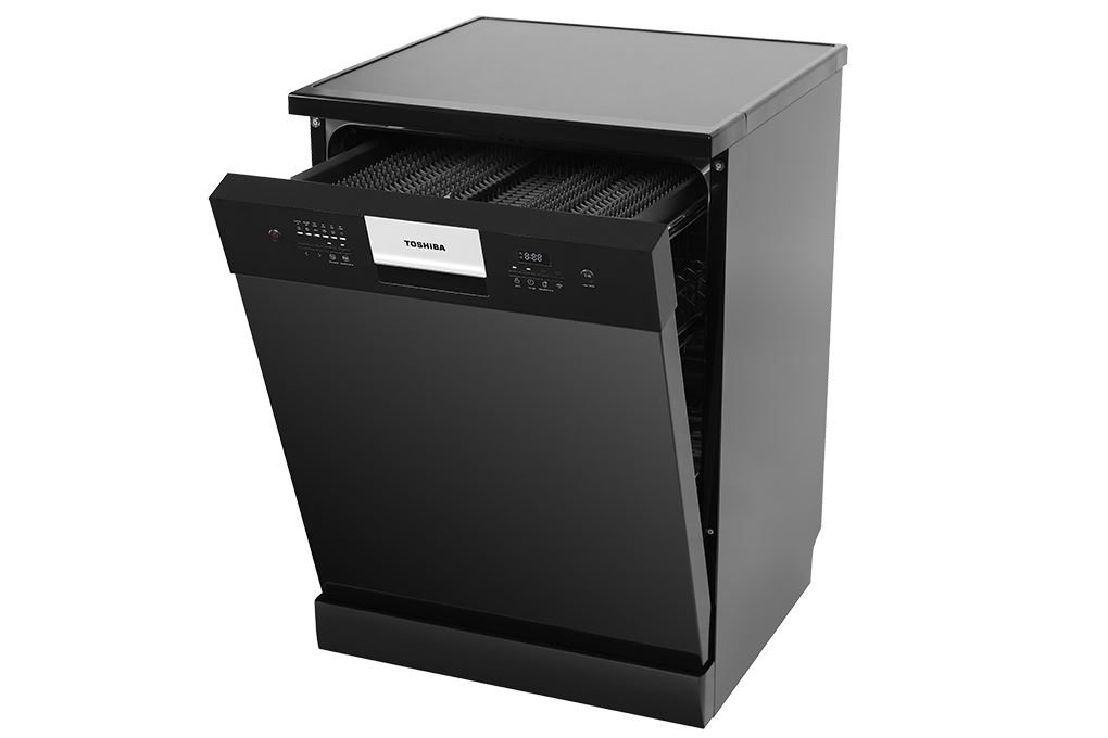 Máy rửa chén độc lập Toshiba DW-15F9(B)-VN Màu Đen