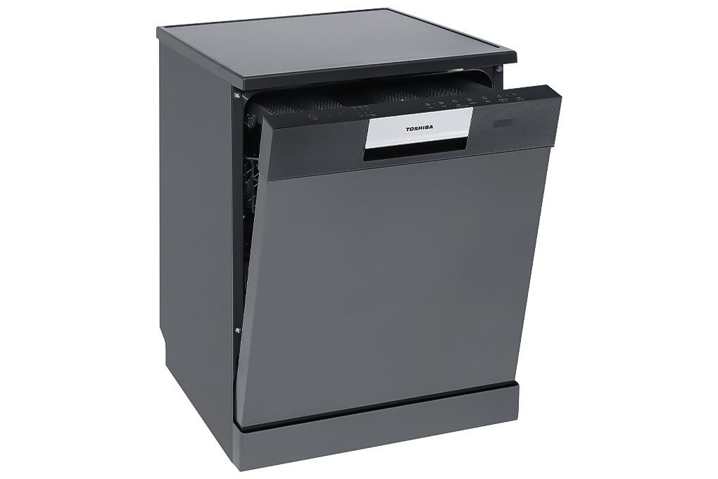 Máy rửa chén độc lập Toshiba DW-15F7(G)-VN Màu Xám