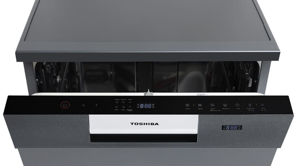 Máy rửa chén độc lập Toshiba DW-15F7(G)-VN - Bảng điều khiển