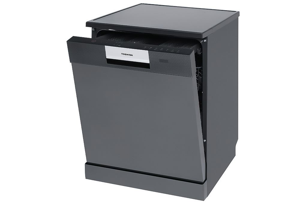 Máy rửa chén độc lập Toshiba DW-15F7(G)-VN Màu Xám