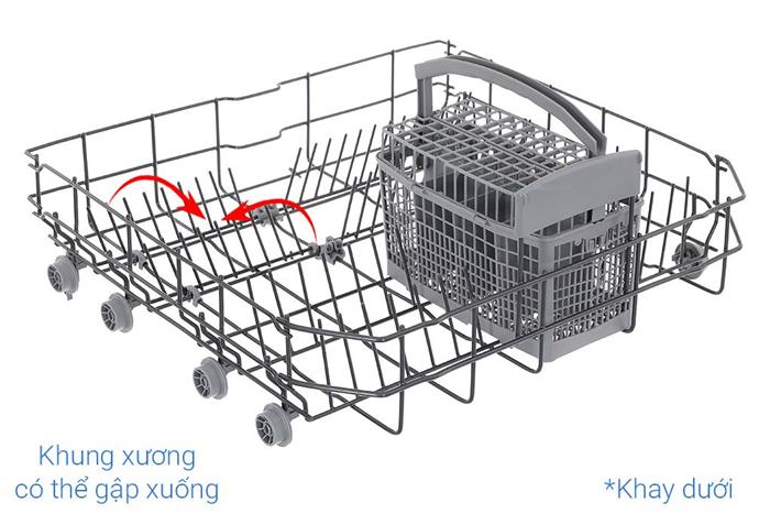 Máy rửa chén độc lập Electrolux EFF1360VSA Màu Xám