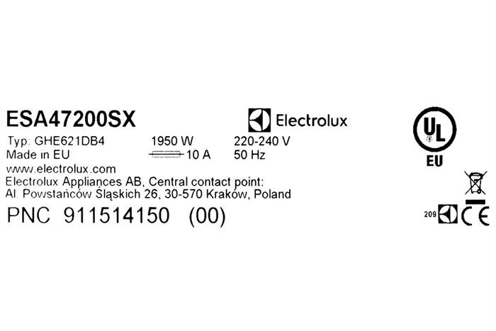 Máy rửa chén độc lập Electrolux ESA47200SX Màu Xám